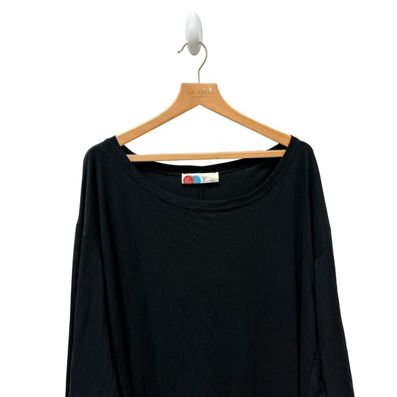 Free People Beach Black Dolman Sleeve Maxi Dress OB1015694 Womens XL Cotton - Picture 4 of 8